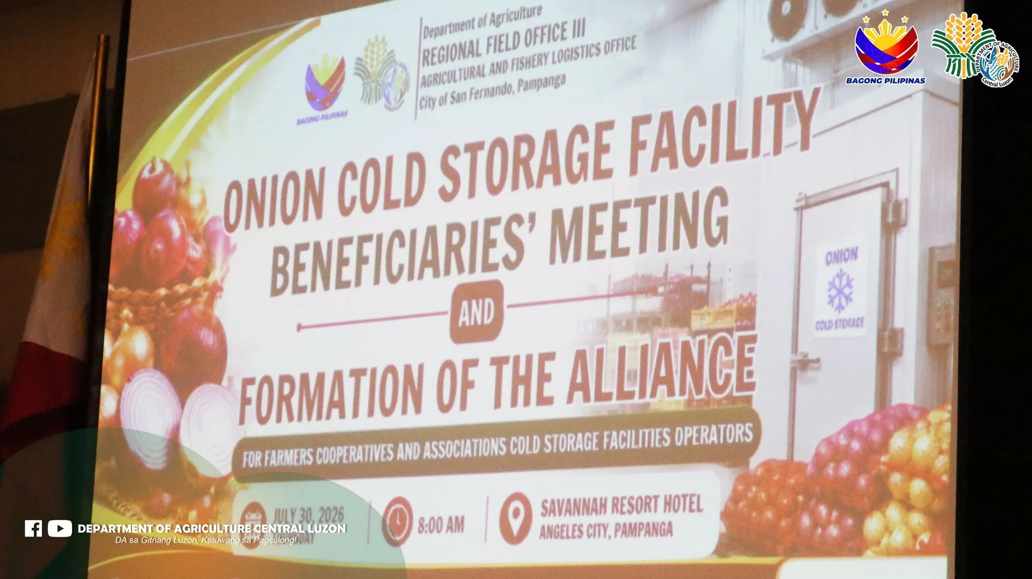 Central Luzon Onion Farmers Forge Cold Storage Alliance in Angeles City