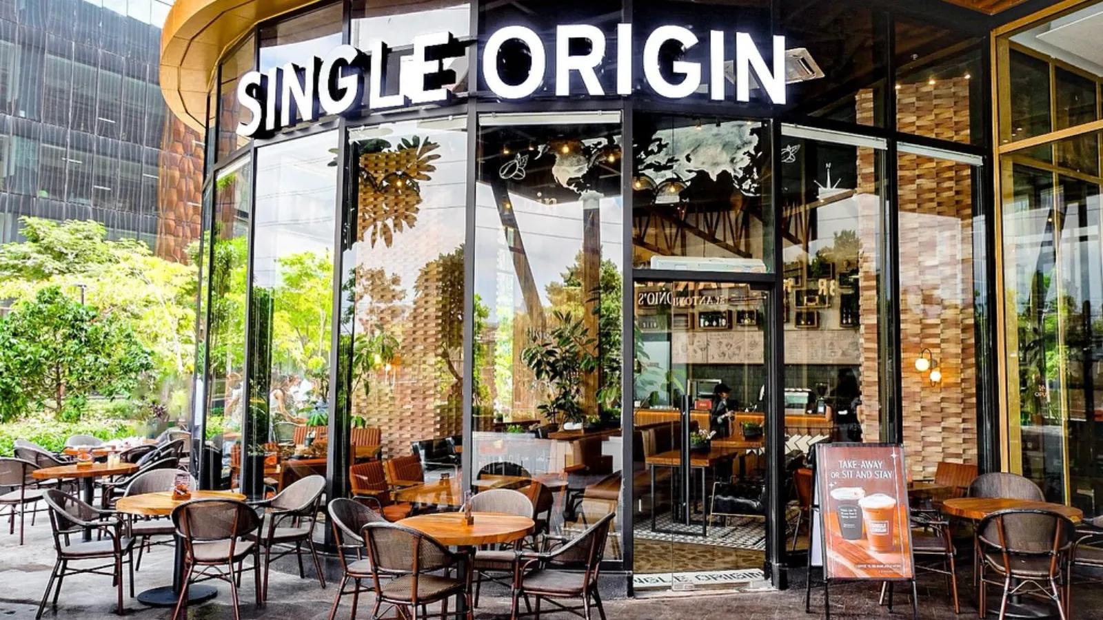 Specialty coffee and cozy café workspace at Single Origin BGC