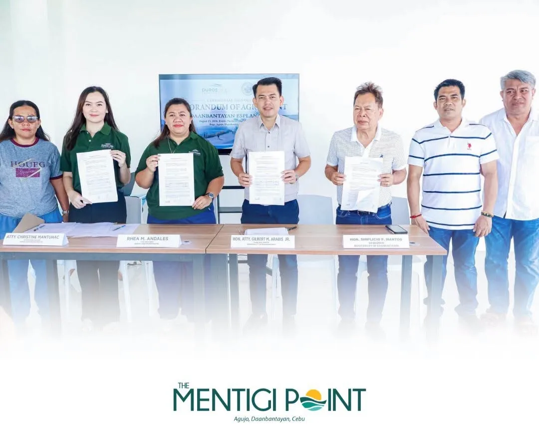 Daanbantayan, Duros Land Sign MOA for Coastal Esplanade Development