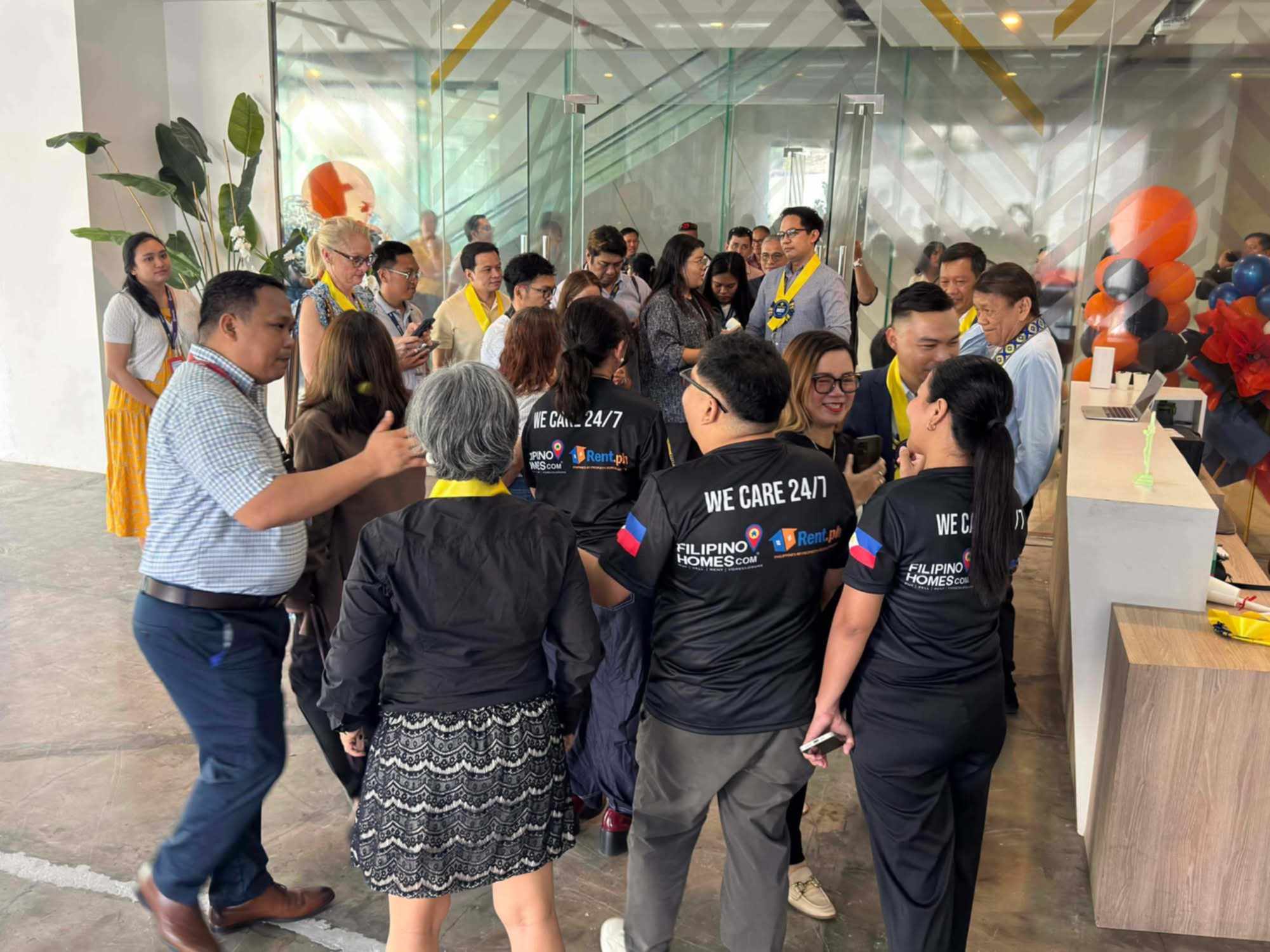 Filipino Homes Provides Shirts to Support Cebu City 24/7 Government Service Hub Night Shift Workers — Philippines