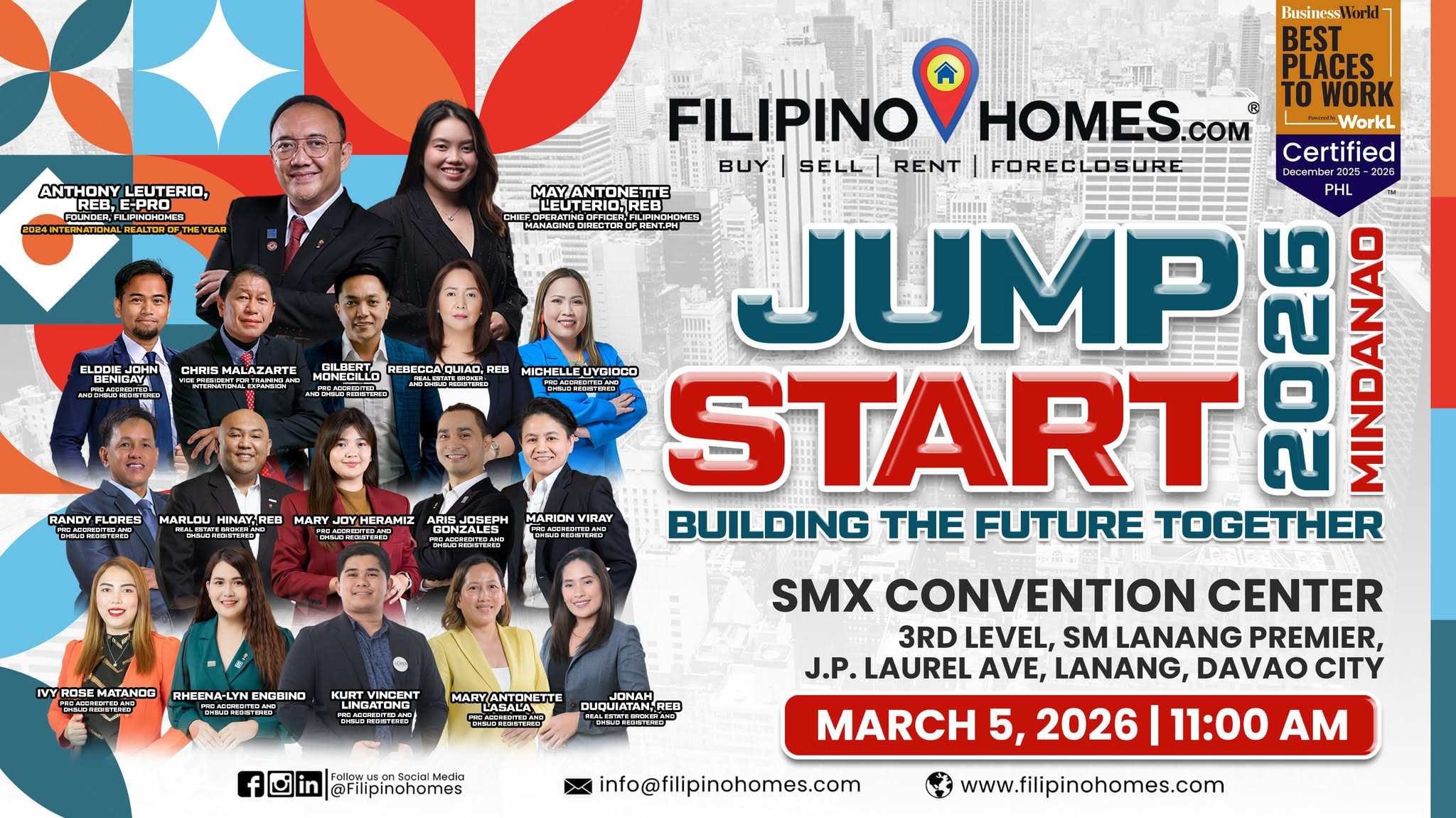 Filipino Homes Leads Successful Jump Start Event in Davao City