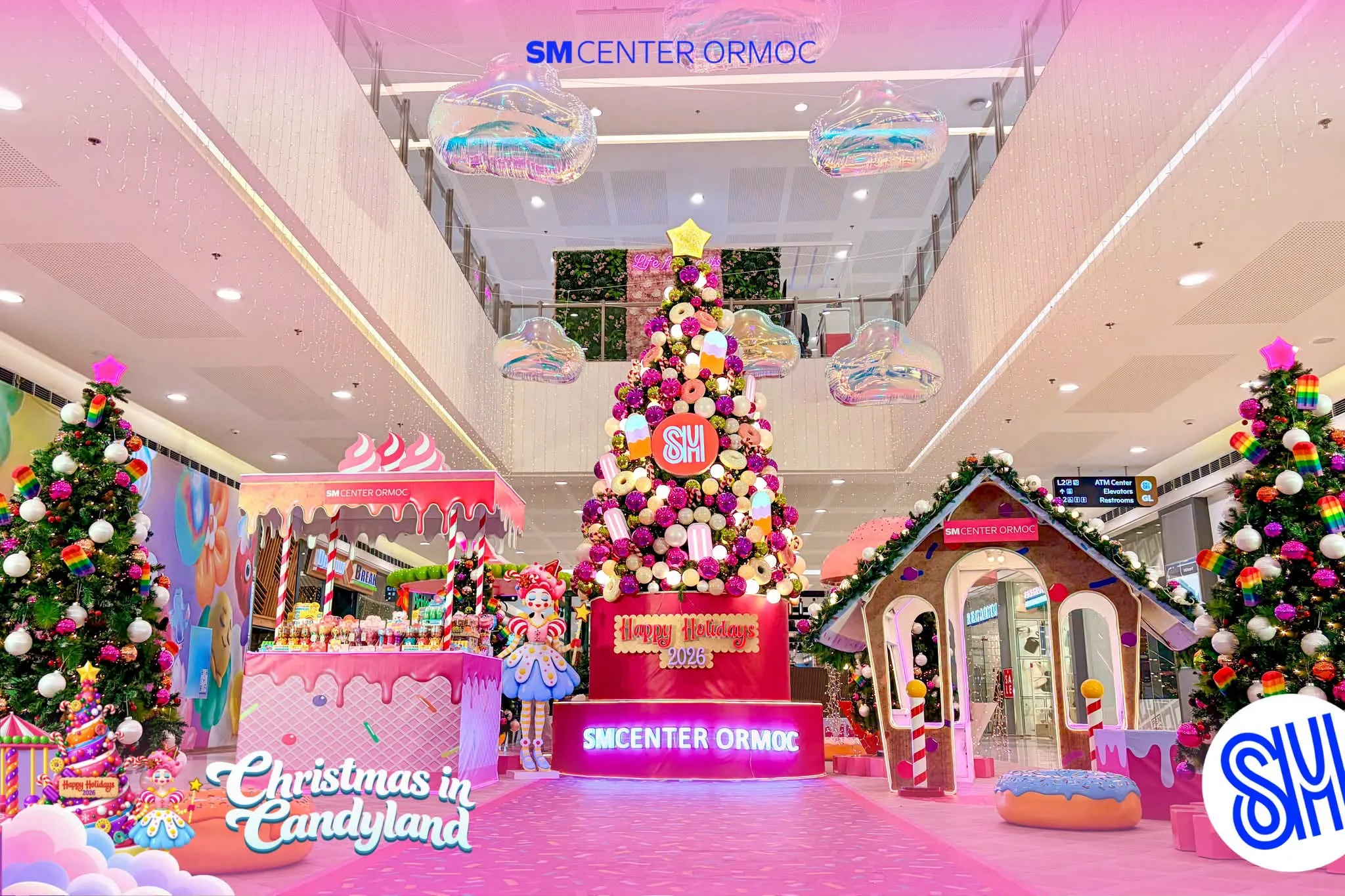 SM Center Ormoc Transforms Atrium into a Whimsical Candyland Wonderland for the Holiday Season
