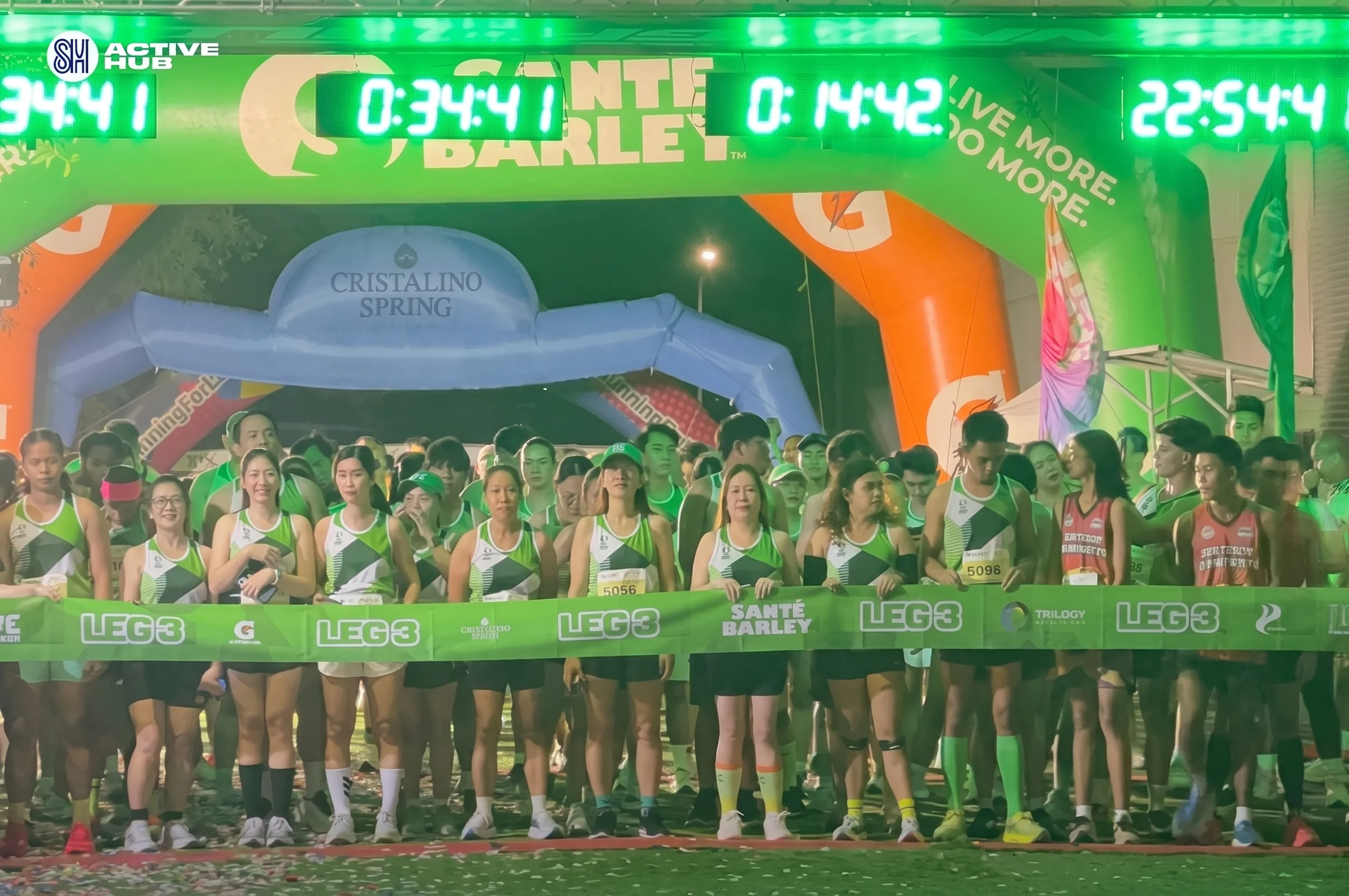 Santé Barley Trilogy Run Asia Made Sunday Memorable as Iloilo Runners Conquered Every Kilometer