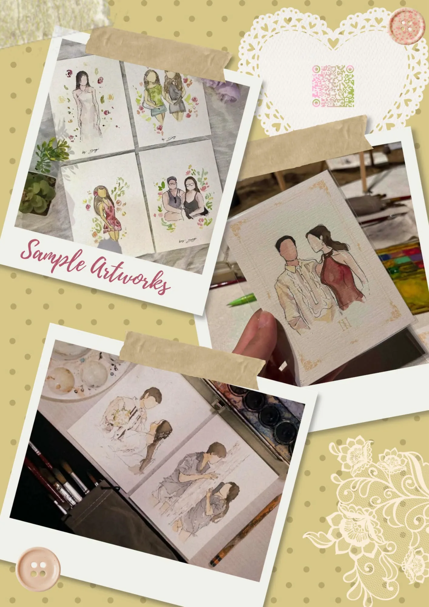 Perfect for Dates and Friends: ILOMOCA Offers Live Watercolor Portrait Sessions on October 24