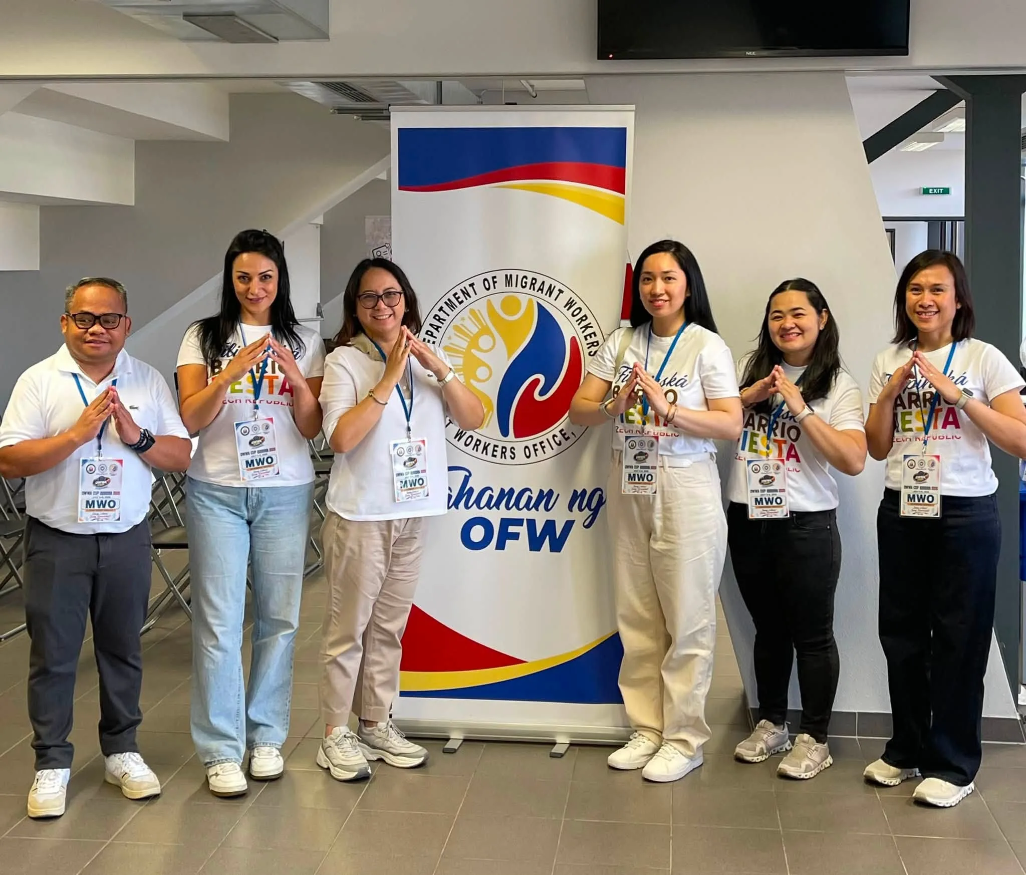 MWO-Prague Serves Over 250 OFWs at Second Filipínska Barrio Fiesta