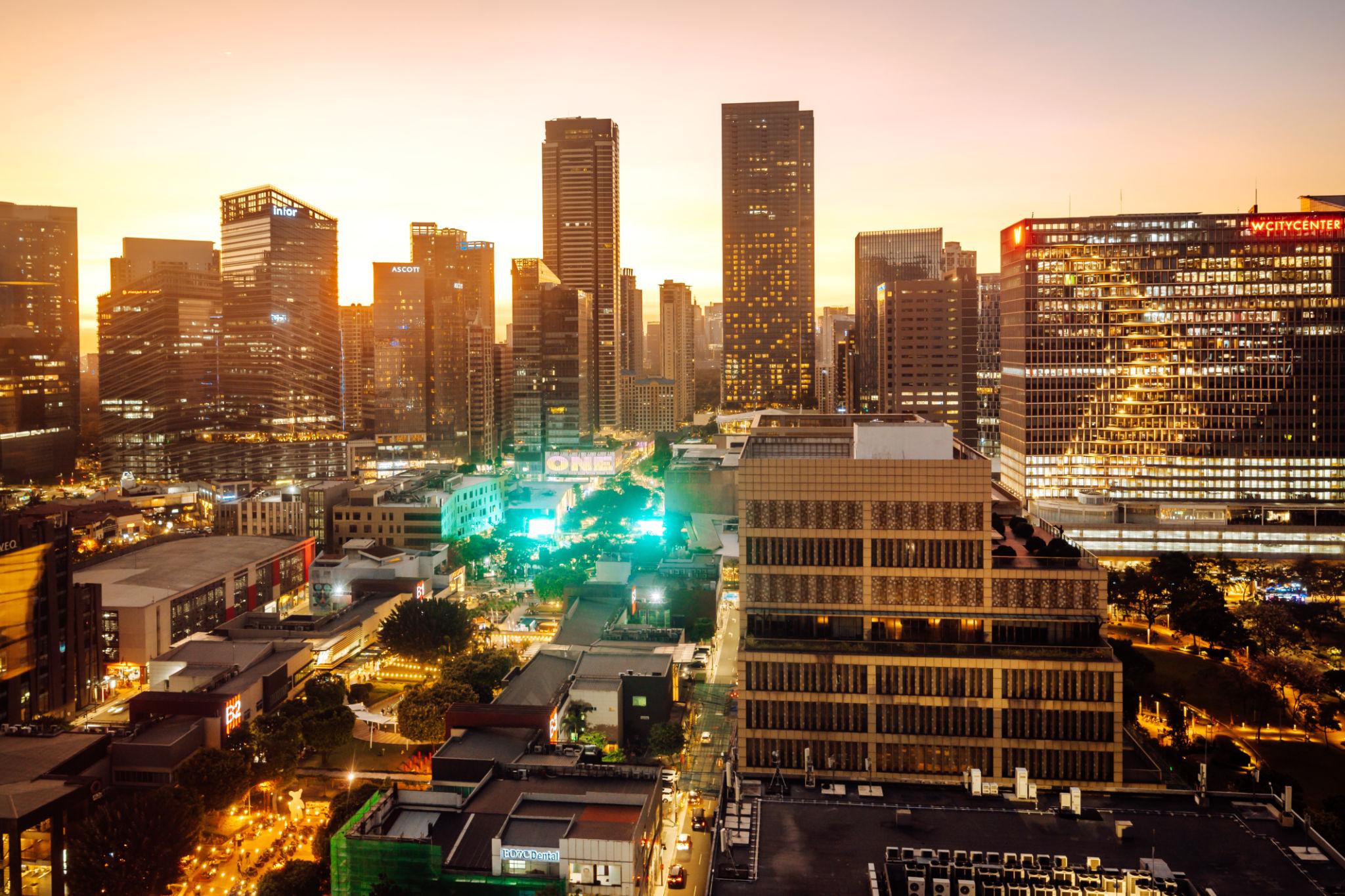 Sunset views and scenic walkways in BGC attract leisure tourists