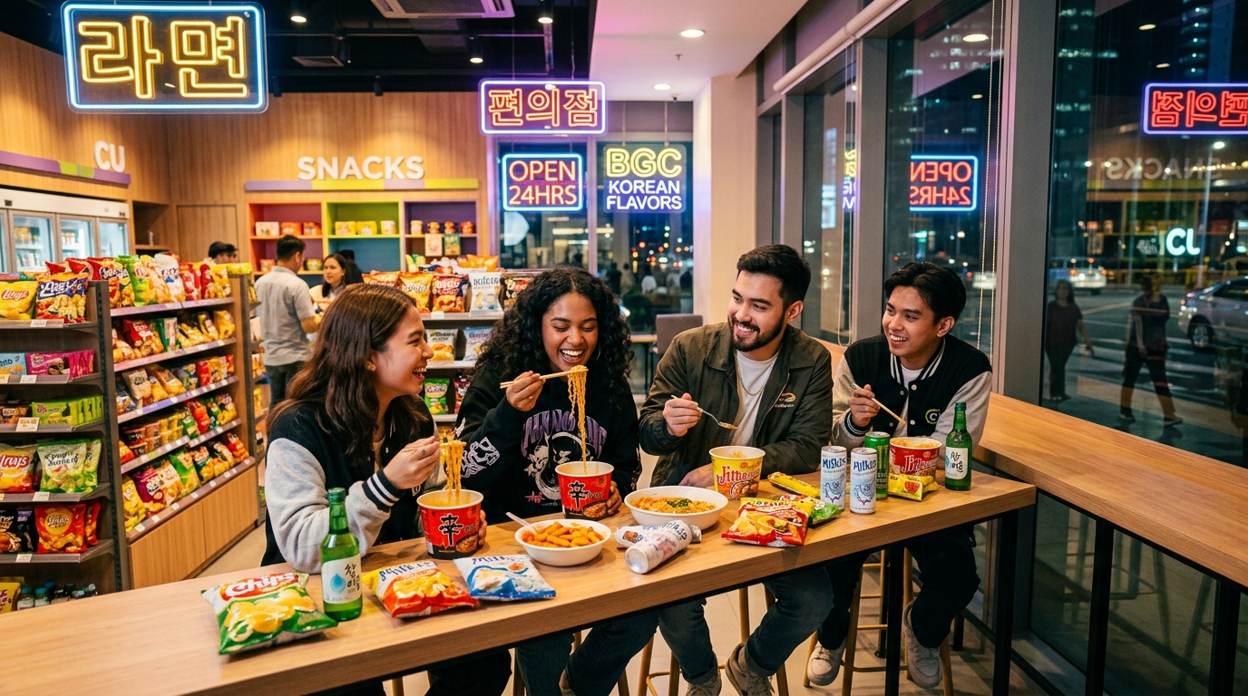 Why BGC’s New Korean-Inspired Convenience Stores Are Becoming the City’s Favorite Late-Night Hangout Spots”