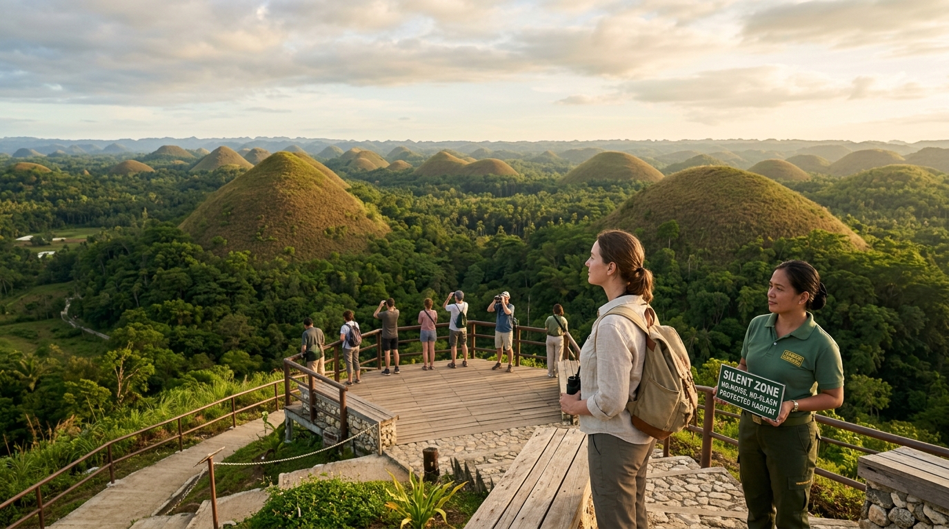 The "Chocolate Hills" Reset: Sustainable Viewing and Tarsier Sanctuaries