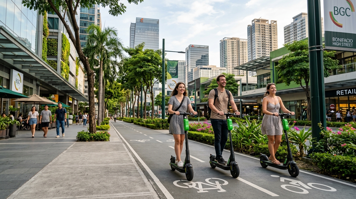 Next-Level City Travel: BGC 2026 Embraces E-Scooters for Faster, Greener Tourism
