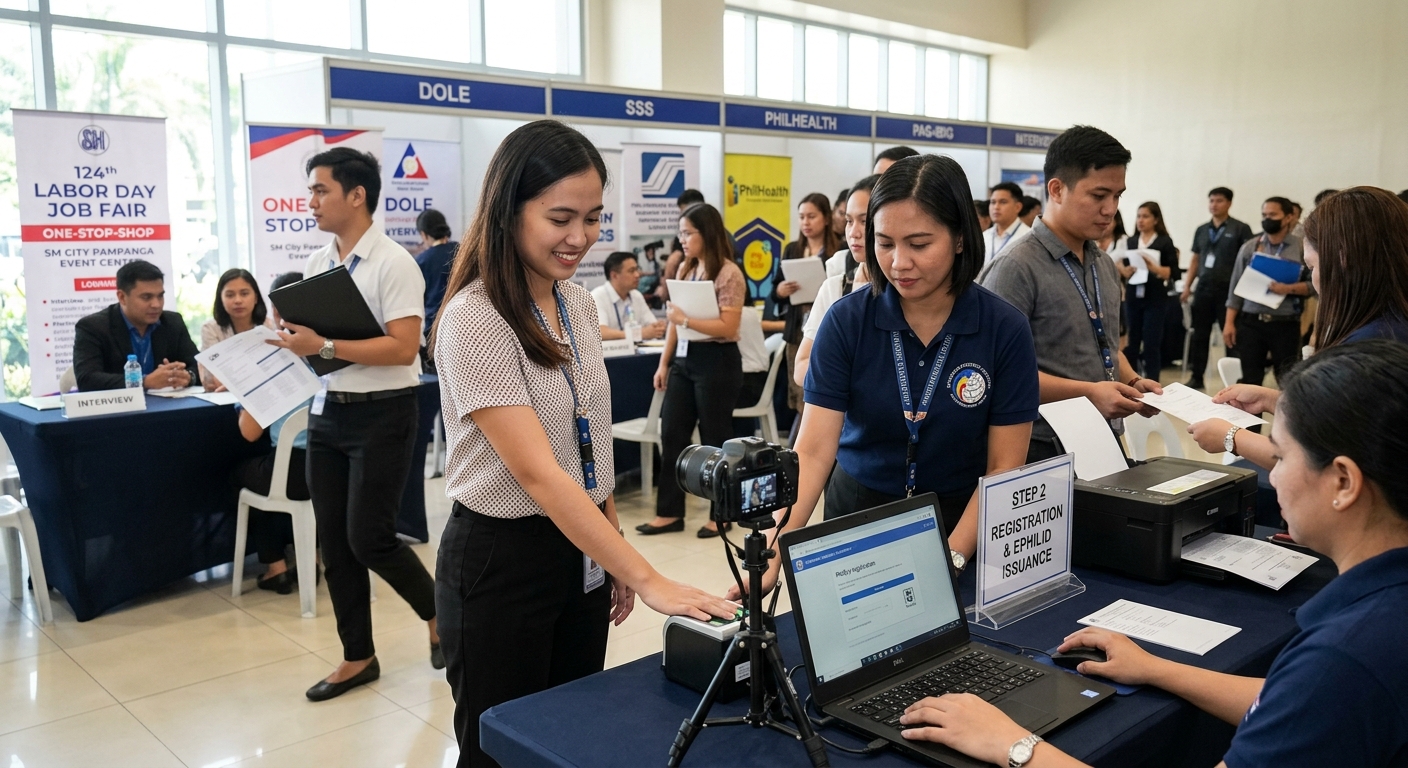 One-Stop Shop at SM Pampanga: PSA Brings National ID Services to Jobseekers — Philippines