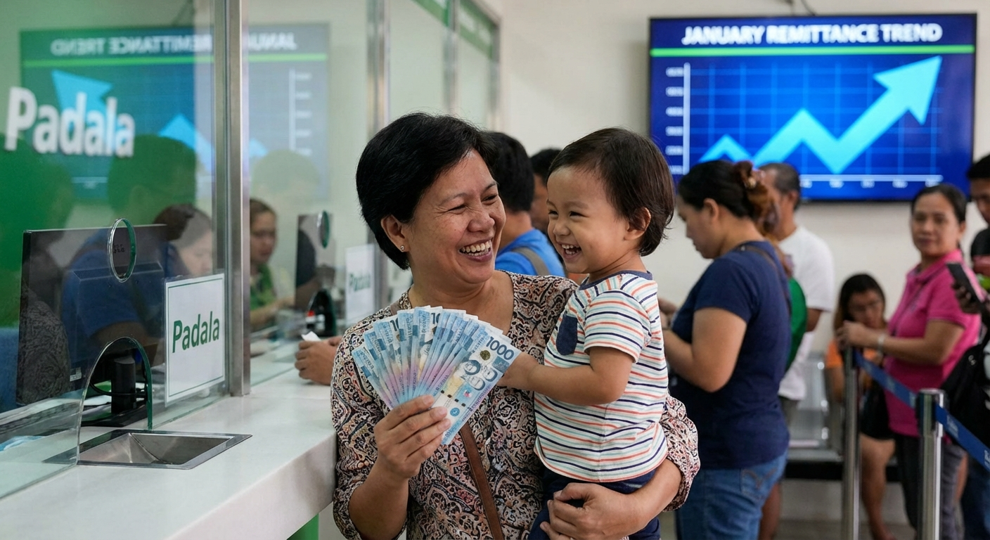 Filipino Overseas Workers' Remittances Surge, Defying Seasonal Dip in January
