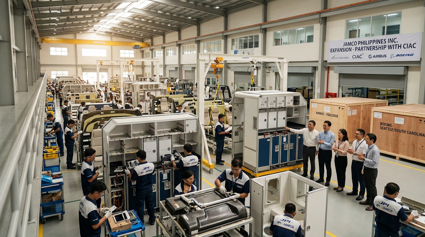 Jamco Invests PHP 600 Million to Expand Aircraft Manufacturing in Clark