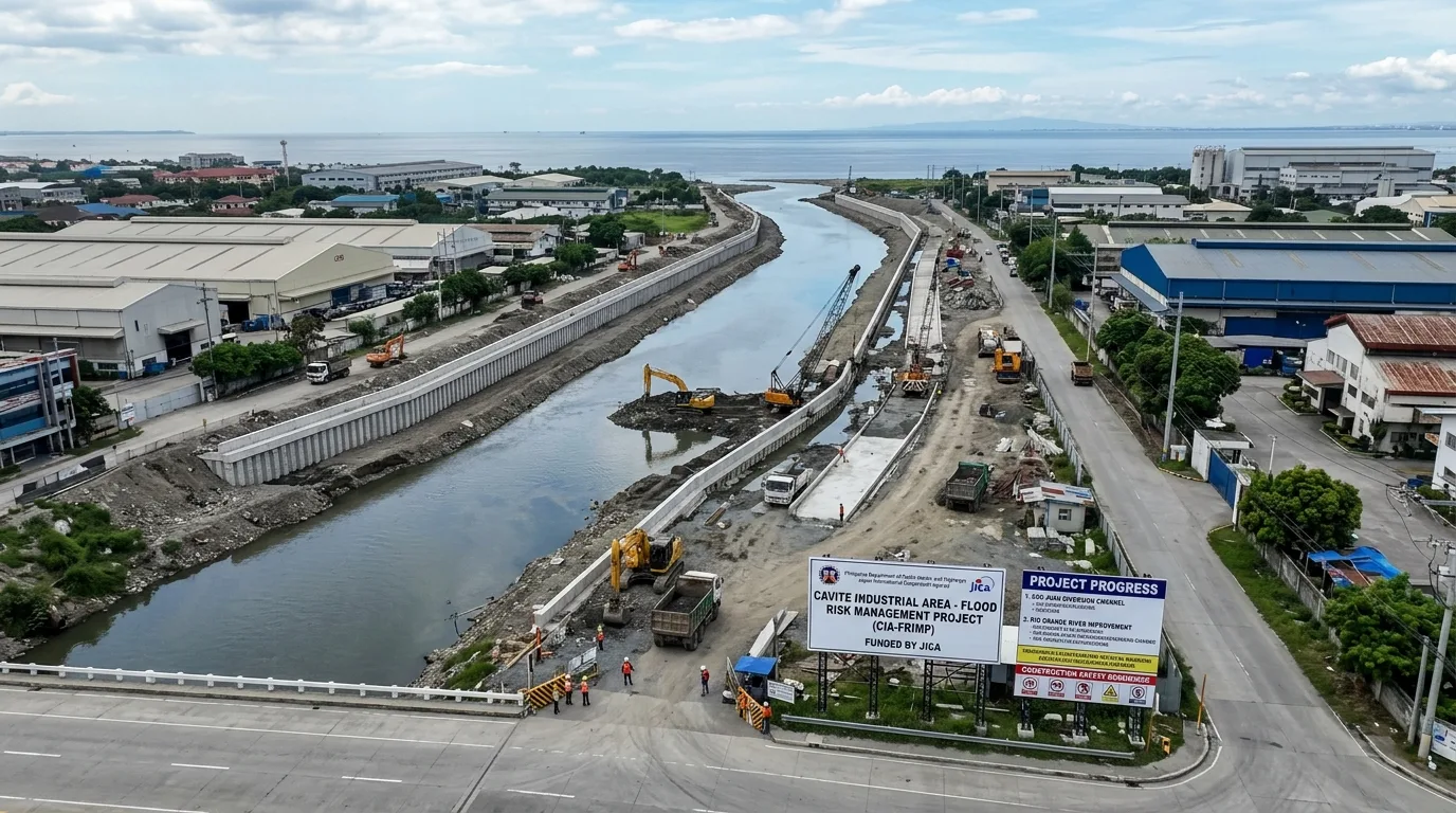 PHP22-Billion CIA-FRIMP Gains Ground: Cavite's Largest Flood Control Project Takes Shape