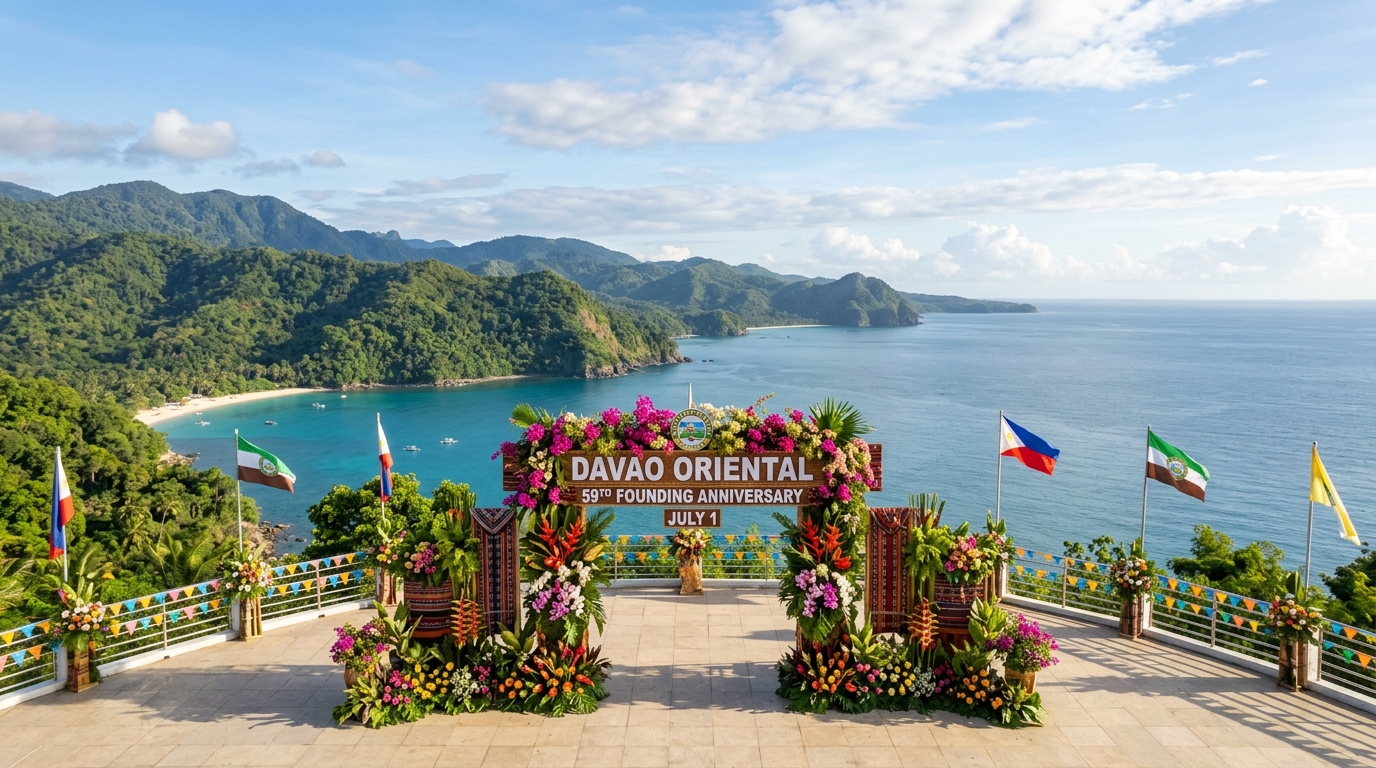 Davao Oriental Celebrates 59th Founding Anniversary with Holiday