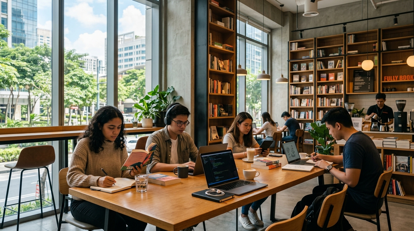 Inside BGC’s Rise of Aesthetic Book Cafés and Quiet Spaces for Gen Z Readers