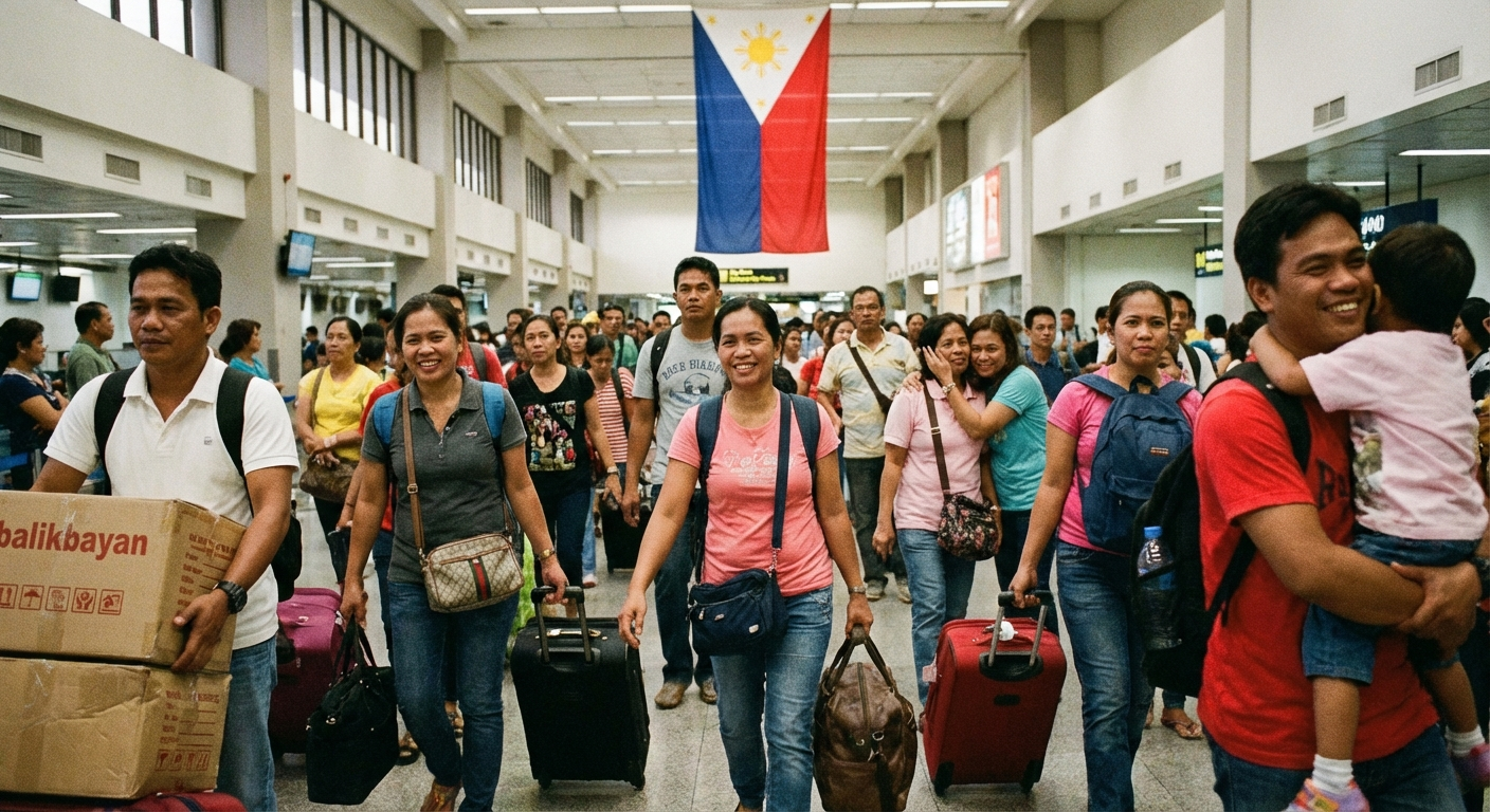 From Dubai to NAIA: 32 Filipinos Find Safe Harbor After Repatriation