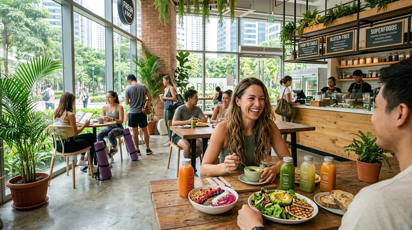 BGC Taguig 2026: Health Cafés and Organic Dining Spots Attract Wellness Travelers