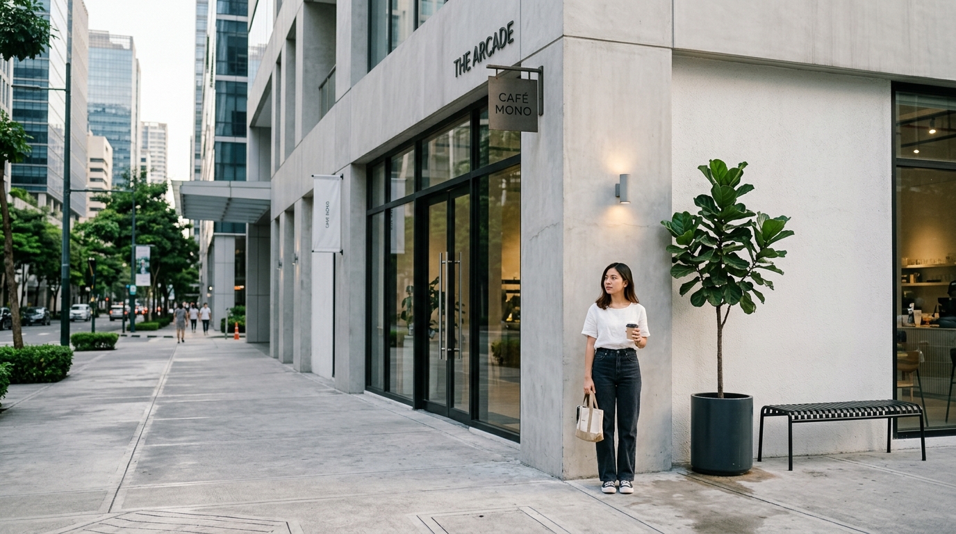 Minimalist urban corner perfect for Instagram photos in BGC