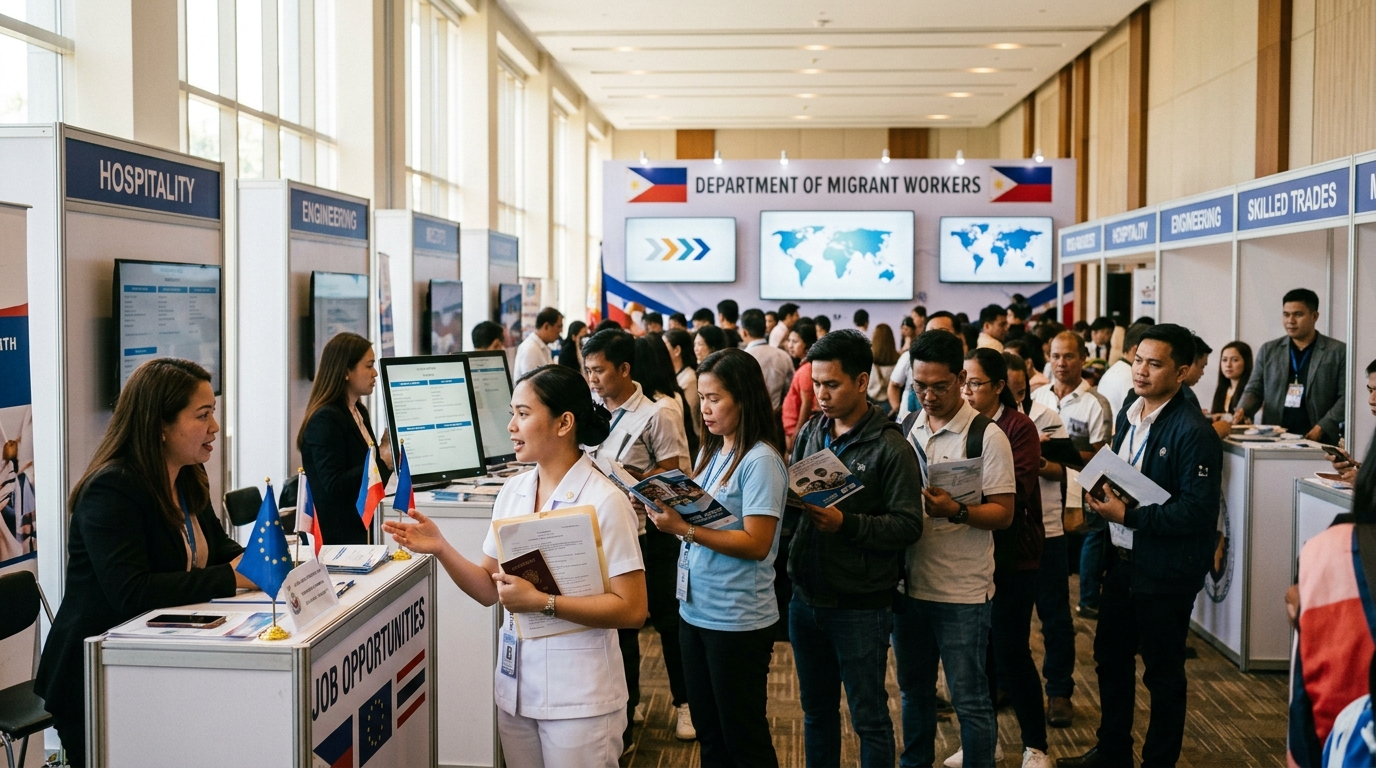 New Horizons: Over 4,000 Overseas Jobs Launched for Filipinos at DMW Fair