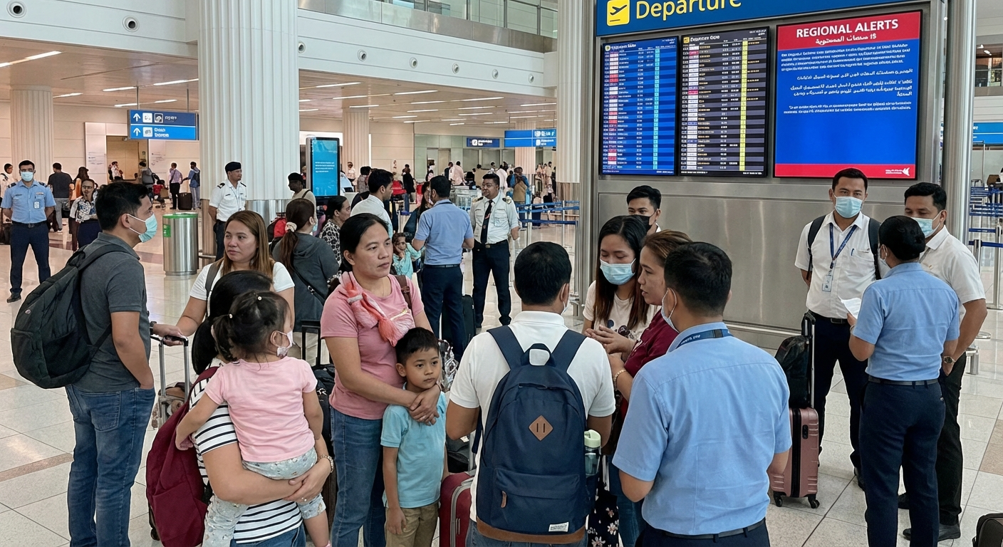 Filipino Travelers in Dubai Recount Unsettling Experiences Amidst Regional Tensions