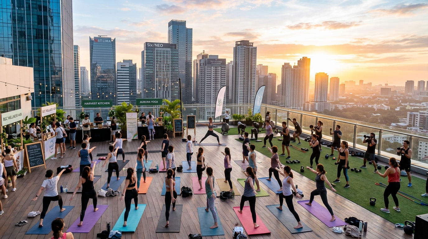 Skyline Workouts and Sunrise Yoga: How BGC’s Rooftop Wellness Culture Is Taking Over 2026