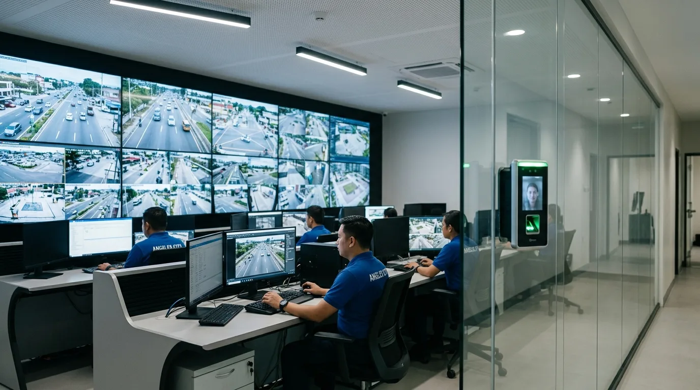 Angeles City's 24/7 CCTV Network: 175 Cameras Guarding Every Corner