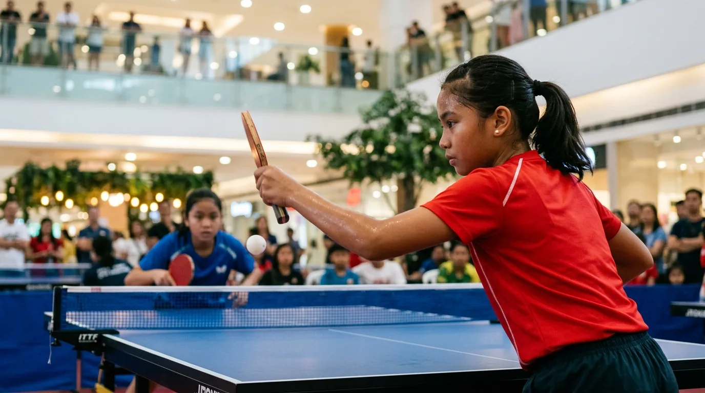 Batang Pinoy Table Tennis Qualifying Draws Young Cebuanos to Robinsons Galleria — Philippines