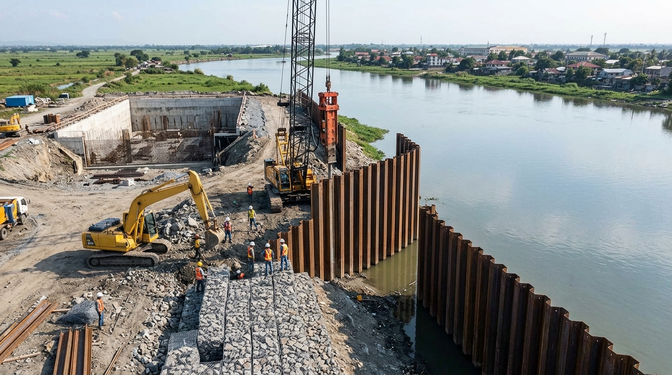 Ongoing Flood-Control Projects to Protect Communities from Disease