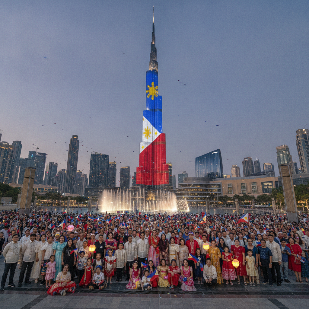 UAE's Burj Khalifa to Illuminate for Philippine Independence Day: A Global Tribute to Filipinos