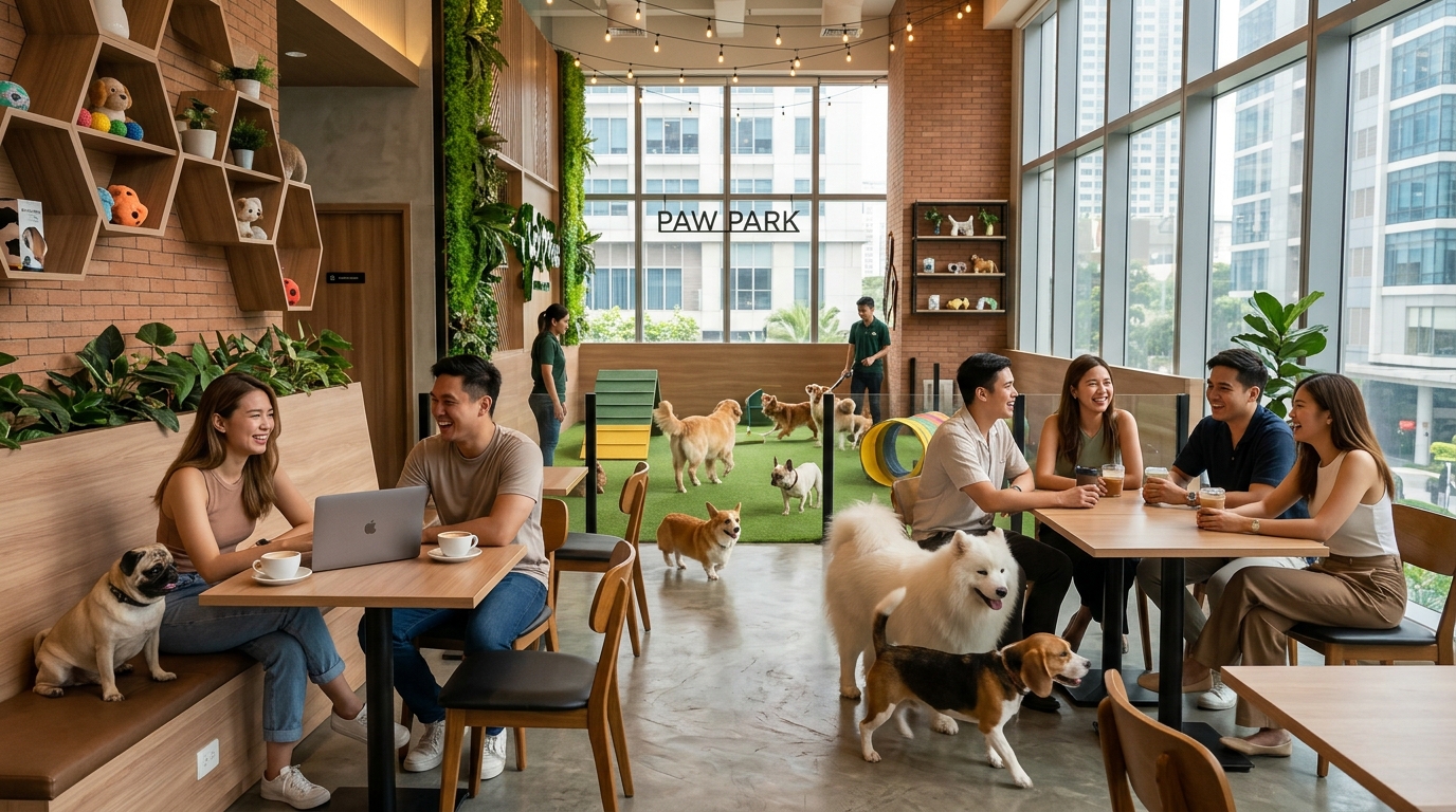 How BGC’s Luxury Pet Cafés and Indoor Dog Parks Are Creating a New Lifestyle Trend for Young Professionals