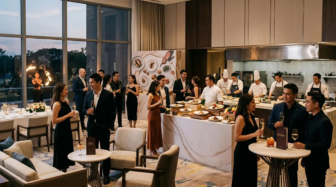 Epicurious at Clark Marriott: A 9-Course Culinary Showcase Featuring Top Restaurants