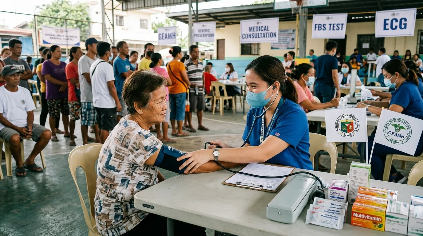Provincial Government of Cavite Brings Medical Mission to Noveleta, Serving 540 Residents