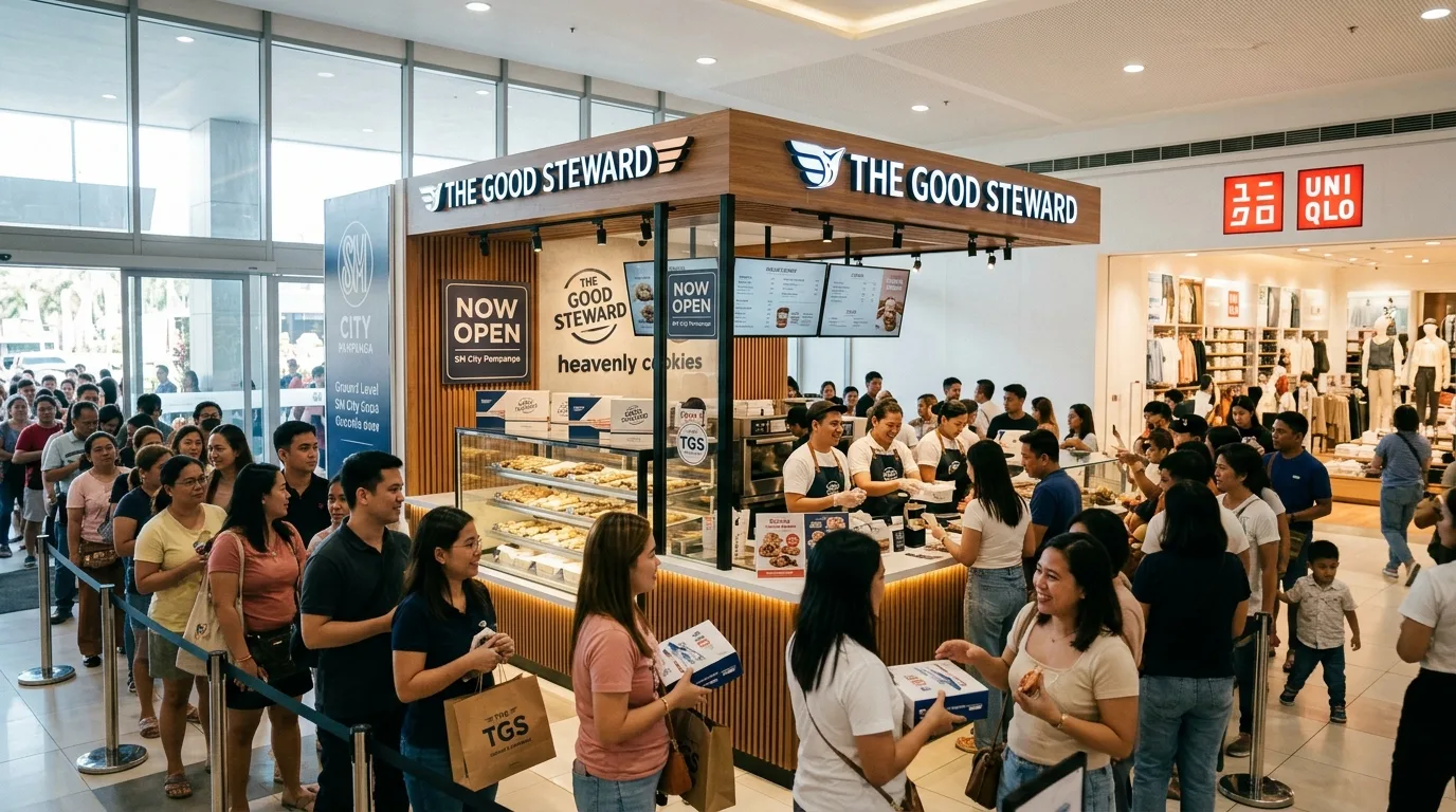 The Good Steward Opens New SM City Pampanga Branch with Cookie Craze