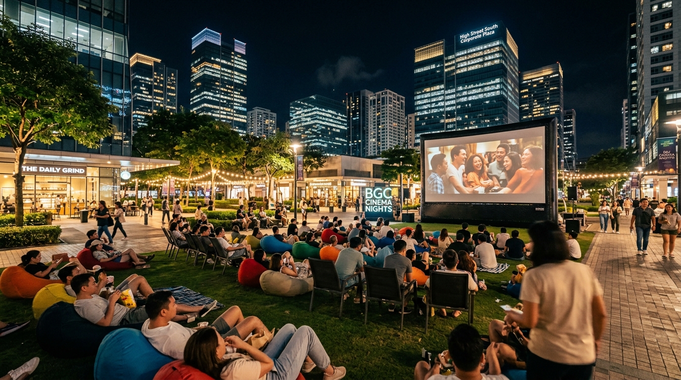 BGC Taguig 2026: Pop-Up Cinemas and Film Events Enrich Urban Entertainment