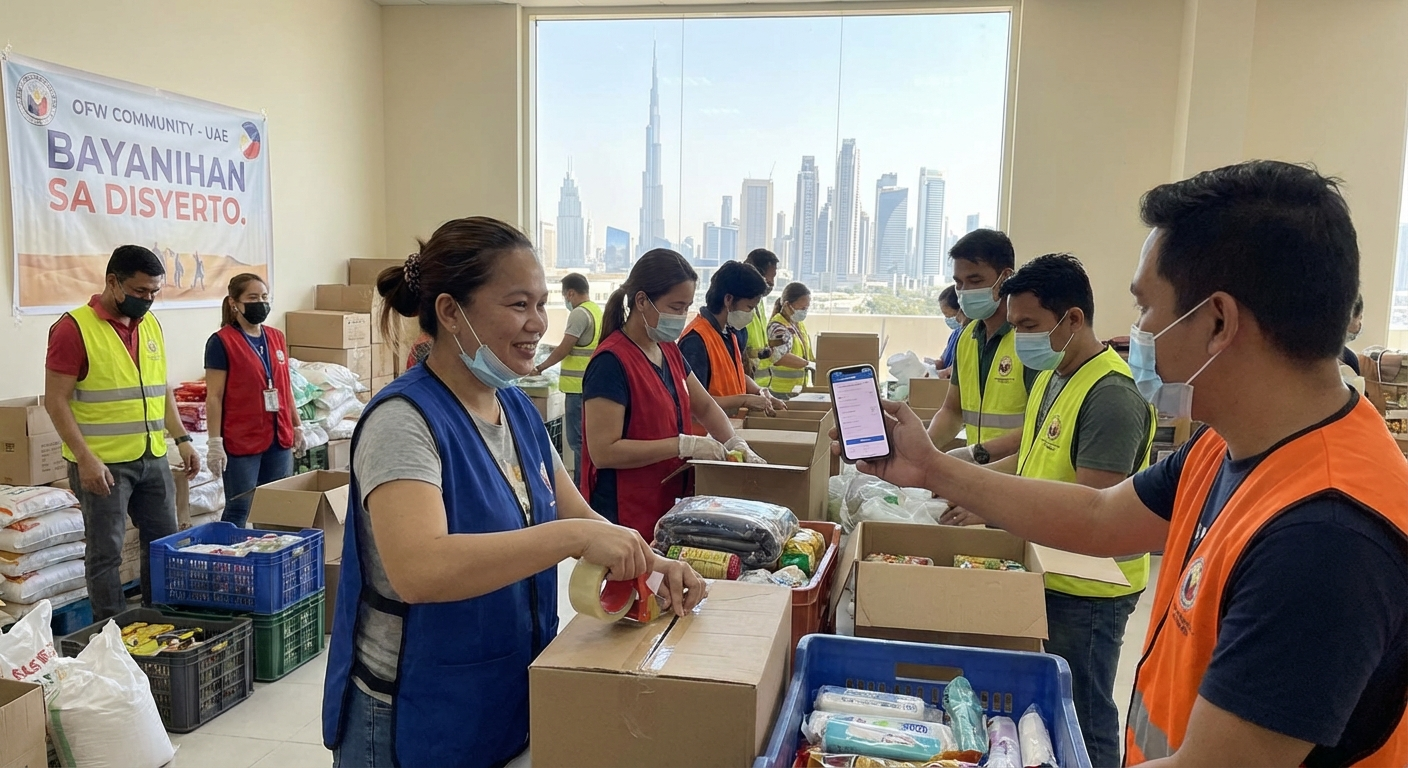 From Digital Platforms to Real-World Impact: Filipinos Championing Aid in the UAE