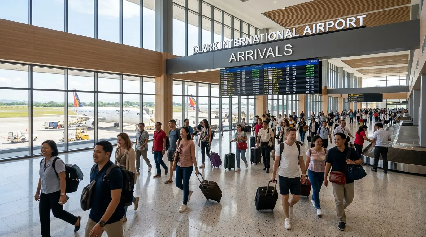 Clark International Airport Hits Record 2.75 Million Passengers, Ranks 5th Busiest in the Philippines