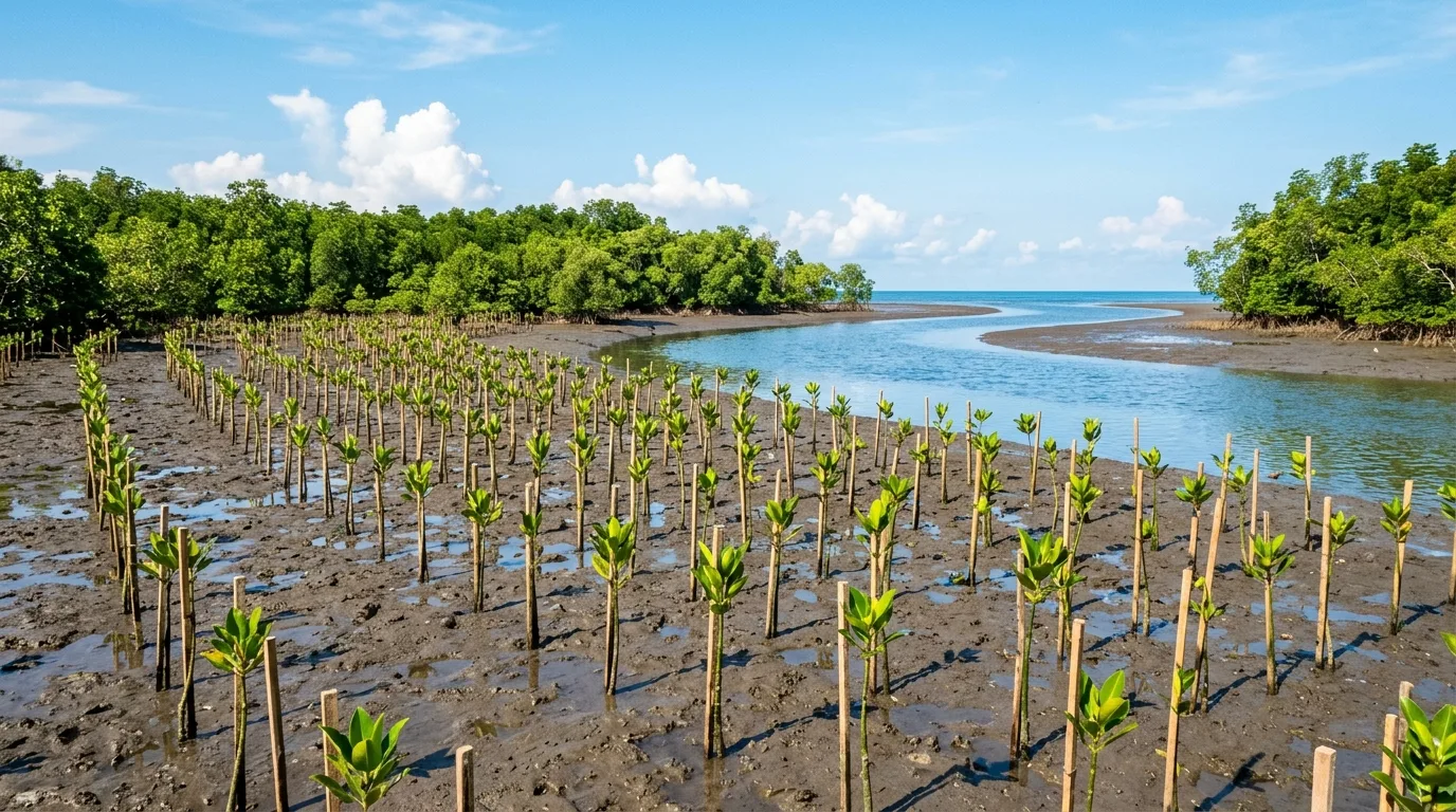 Growing Palawan’s Green Future: City ENRO and PSA Plant 90 Mangroves Together