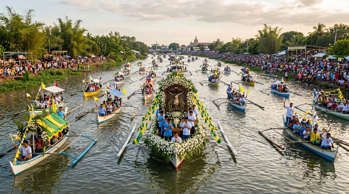 Sampaguita Festival 2026 Draws 1,000 Devotees to Lubao's Historic Fluvial Parade