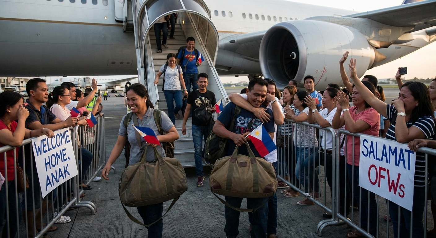 From Hong Kong Limbo to Manila Relief: 57 OFWs Finally Home