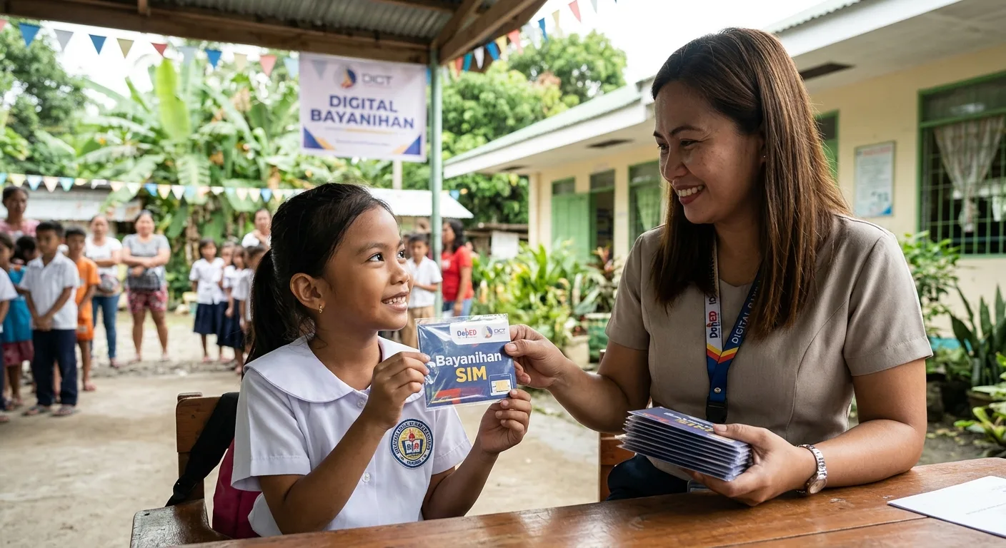 DICT Distributes 938 Bayanihan SIMs in Pampanga, Boosts School Connectivity