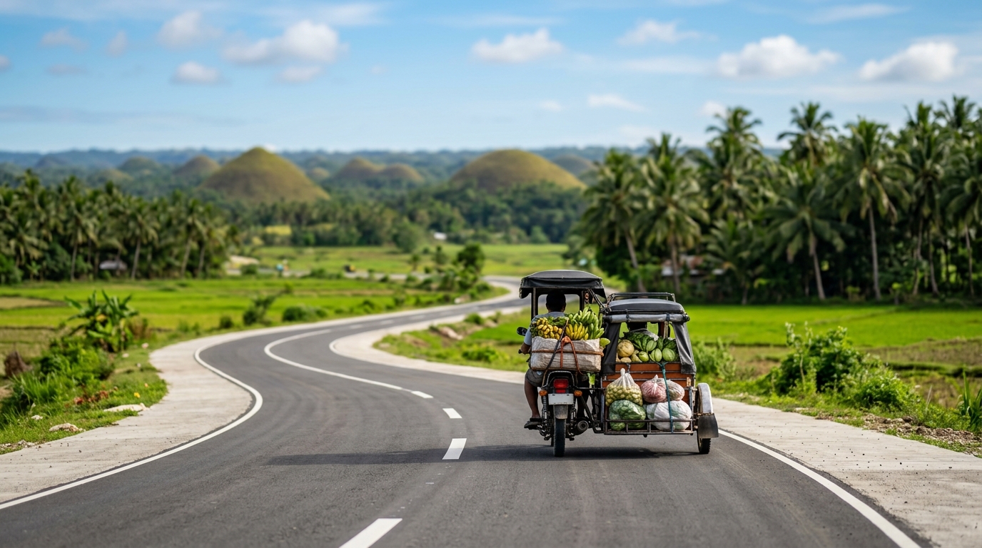 Bohol Pushes Conversion of 29 Provincial Roads to Boost Economy