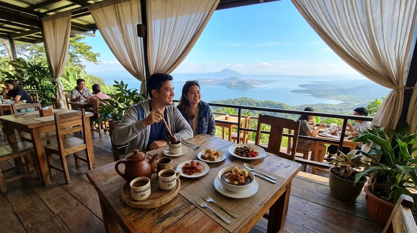 Tsokolateria: A Chocolate Lover's Haven with Taal Views in Tagaytay