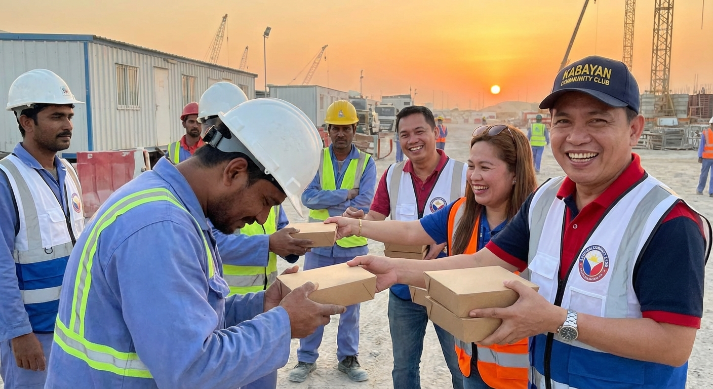 Dubai's Heart of Gold: Filipino Club Feeds Workers During Ramadan