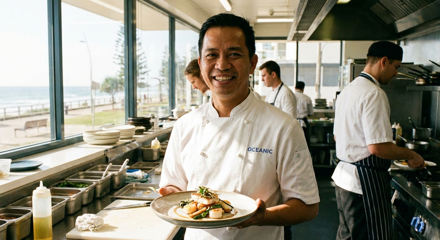 A Filipino Chef's Recipe for Success: Empowering Global Talent on Australia's Gold Coast