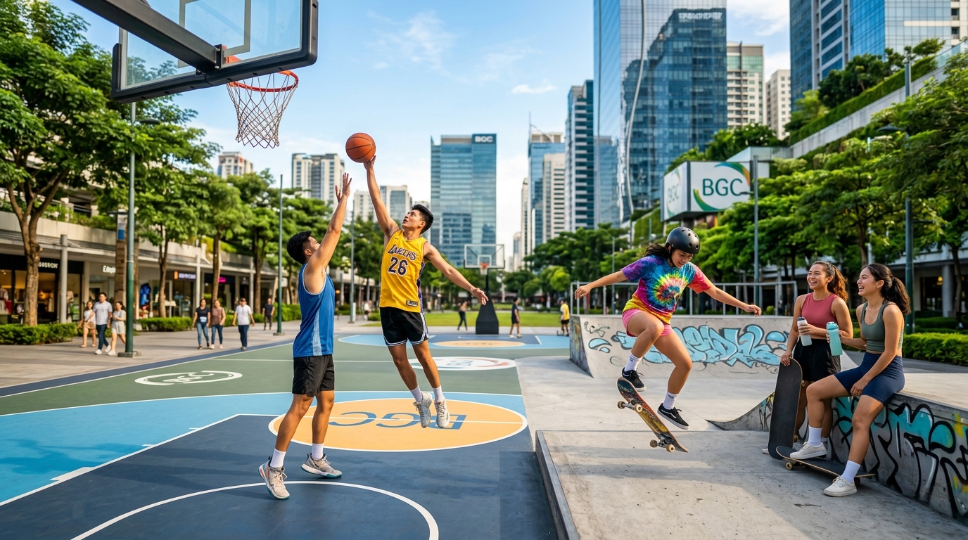 Urban sports facilities and active youth in BGC attract sports tourists
