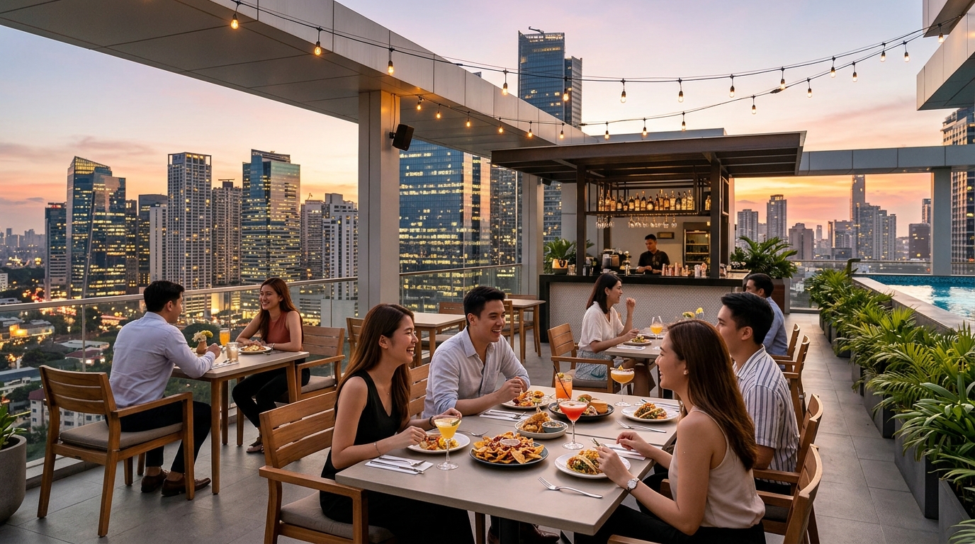 Encima Roofdeck: Cavite's Newest Spot for Sunset Dining and City Views