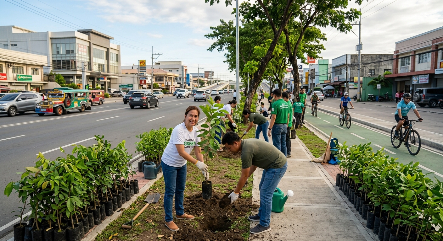 From Concrete to Canopy: Iloilo City's 10,000-Tree Green Corridor Promises a Cooler, More Walkable Destination by 2027