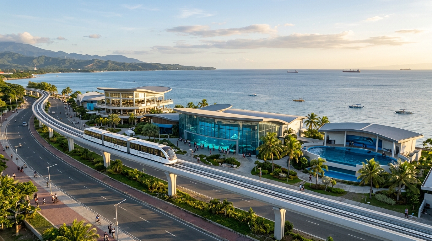 Davao Coastal Road Gets a Marine Marvel: Proposed Ocean Park to Boost Tourism