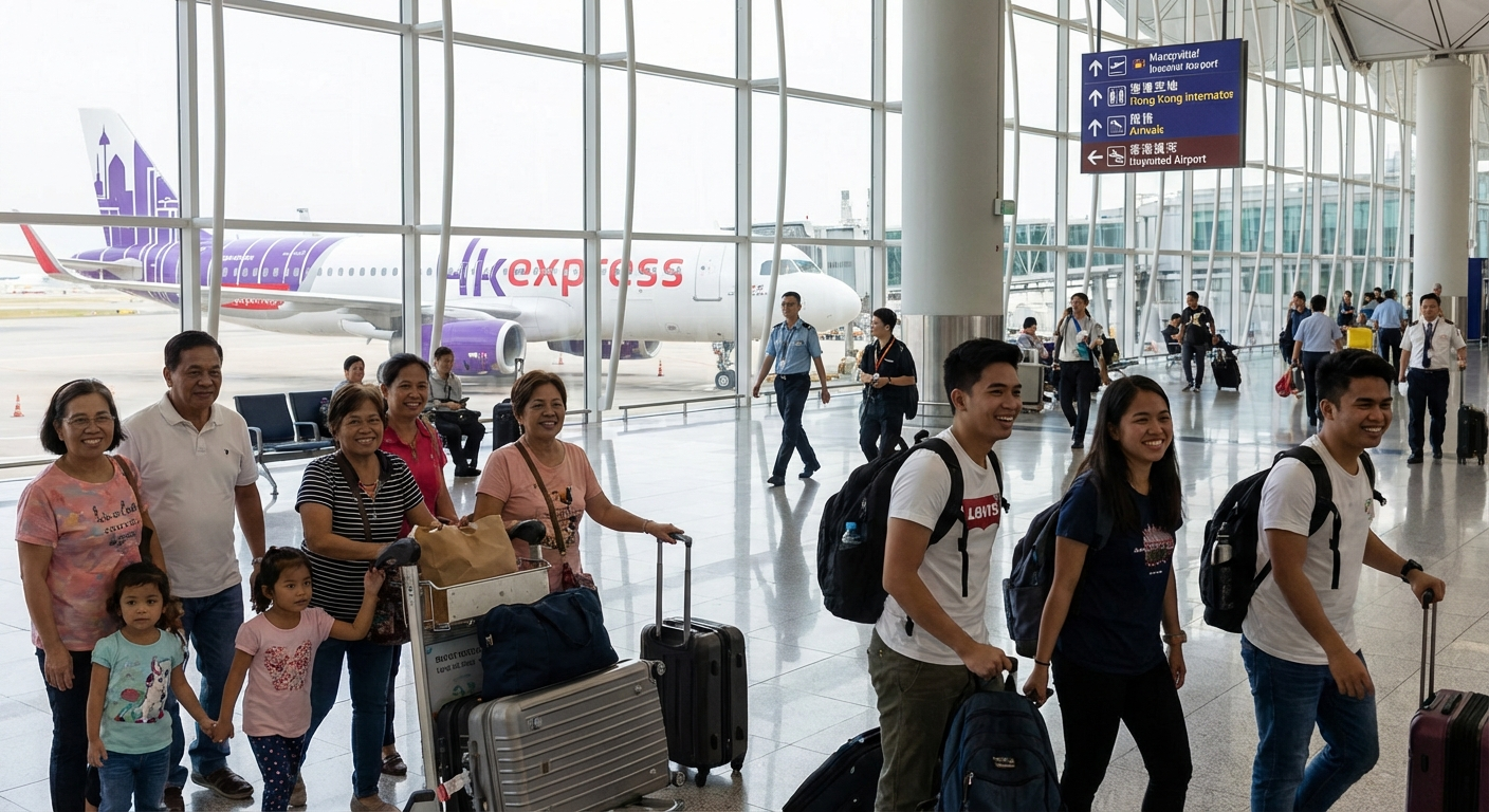 Filipino Travelers Fuel Hong Kong's Tourism Surge as HK Express Lands Top Global Award