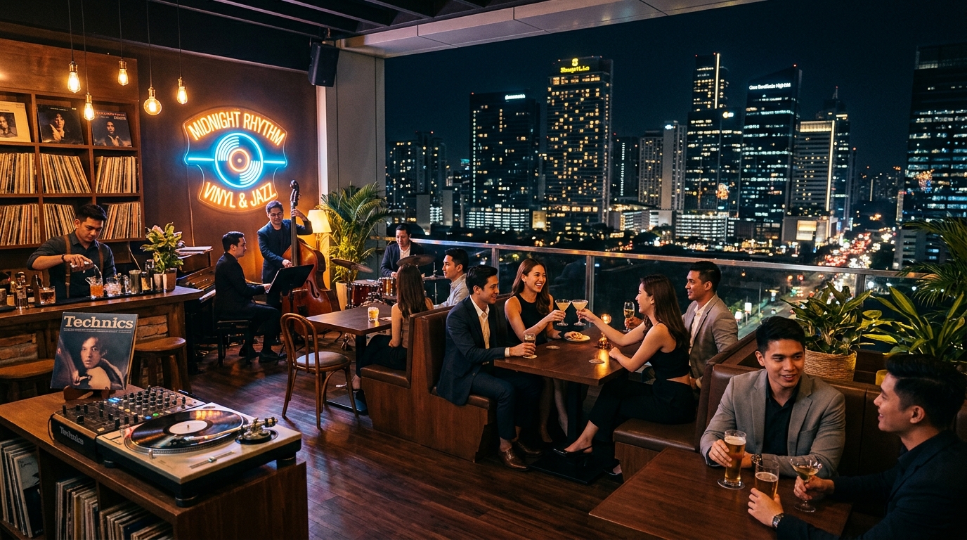 Midnight Matcha, Vinyl Bars, and Rooftop Jazz: Why BGC’s New Nightlife Feels More Tokyo Than Manila